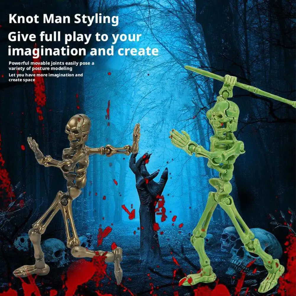 Magnetic Skeleton Toy – Posable Halloween Assembly Figure