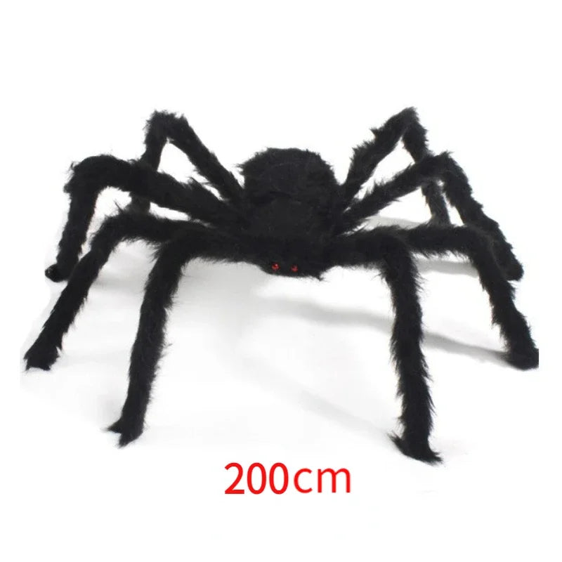 Giant Plush Spider – Large Halloween Decoration