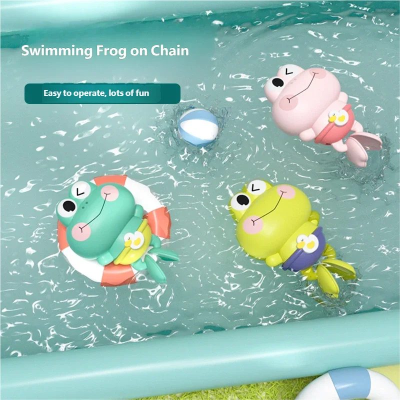 Clockwork Frog Bath Toy – Floating Toy for Kids & Toddlers