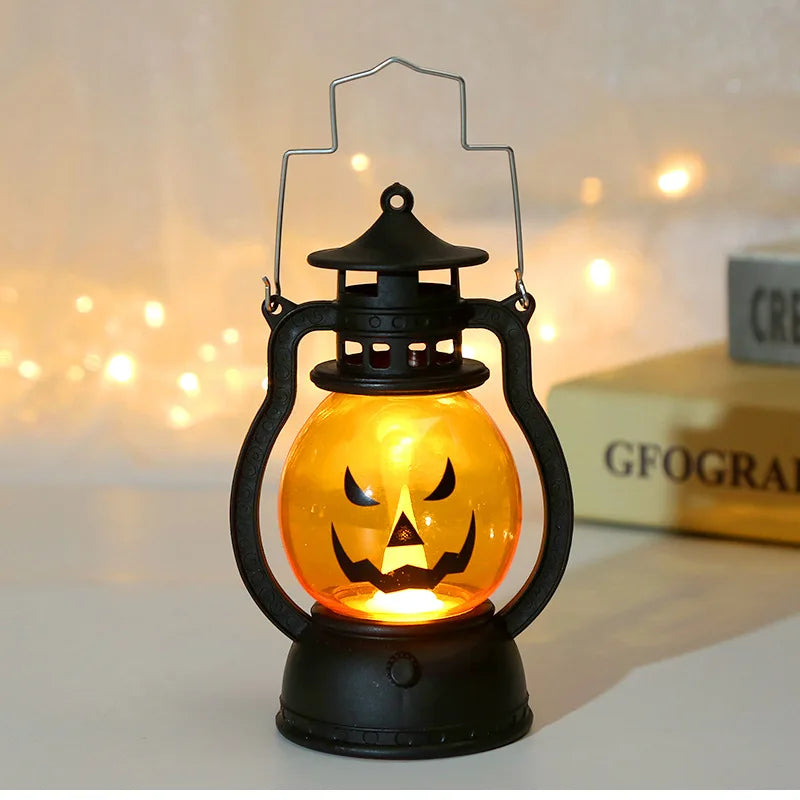 Halloween Hanging Lantern LED Pumpkin Light for Party Decor