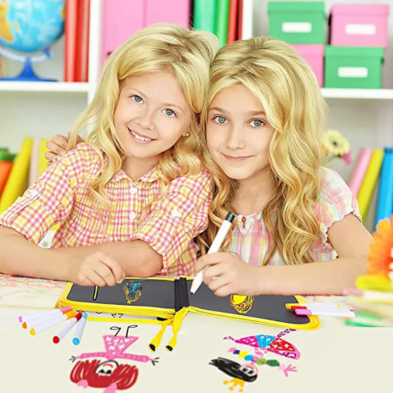 Reusable Drawing Pad for Kids – Erasable Doodle Book