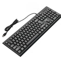 Wired Gaming Keyboard – 104 Key RGB Mechanical Feel Keyboard