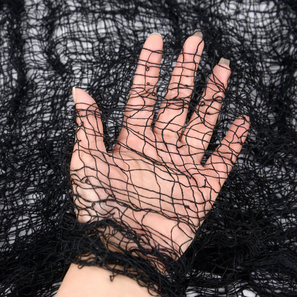 Halloween Spider Web Decoration – Black Gauze Artificial Web