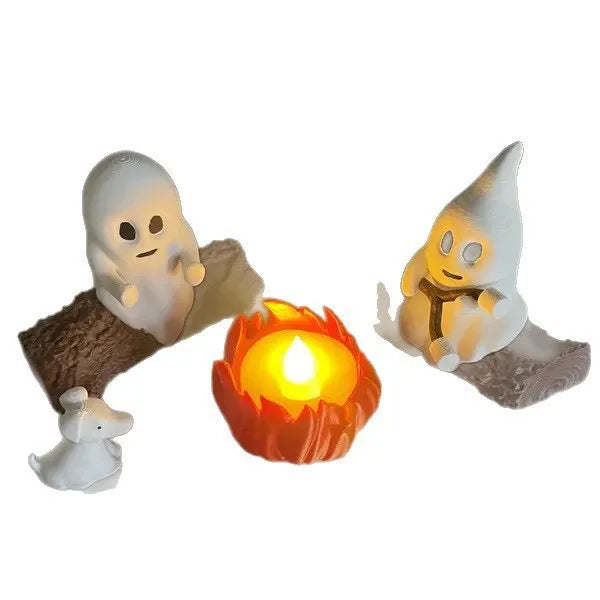 Halloween Ghost Decoration, Spooky Outdoor Haunted House Prop Set