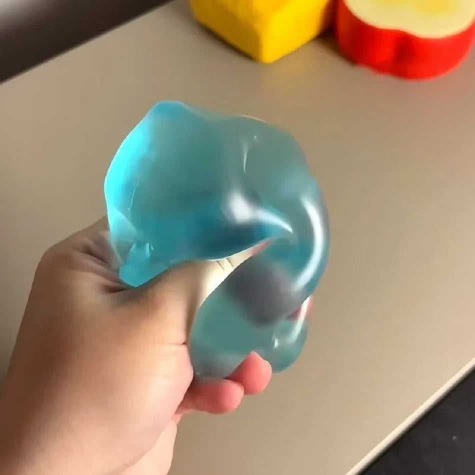 Apple Stress Ball – Green Squishy Slow Rebound Fidget Toy