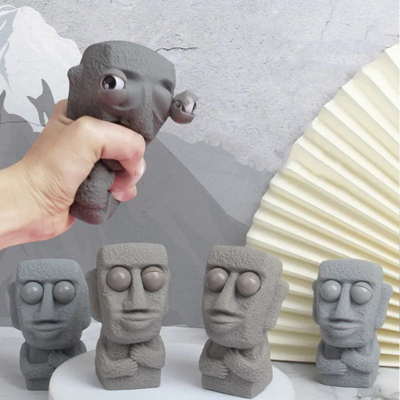 Moai Stress Ball – Soft Slow Rebound Squeeze Fidget Toy