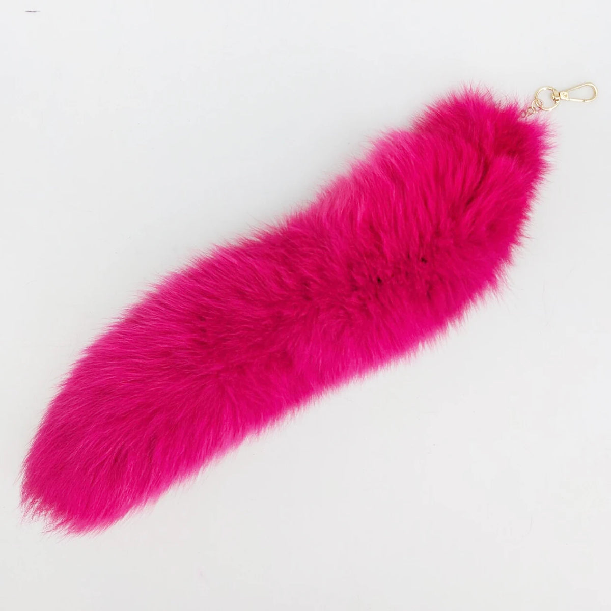 Fox Tail Keychain for Women Furry Y2K Car Accessory