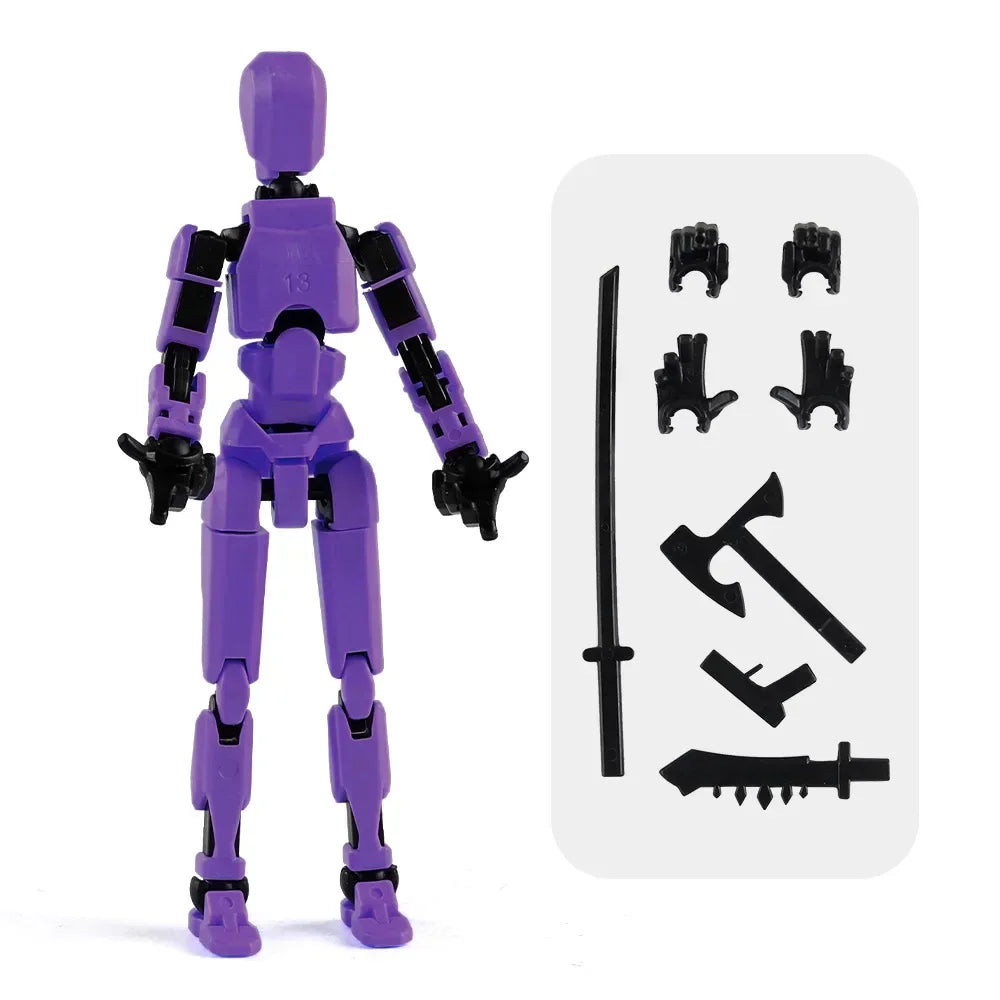 Movable Robot Action Figure – Multi-Jointed 14CM Model