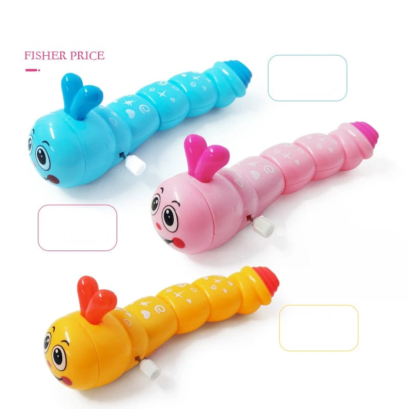 Wind Up Caterpillar Toy – Cute Clockwork Crawling Animal
