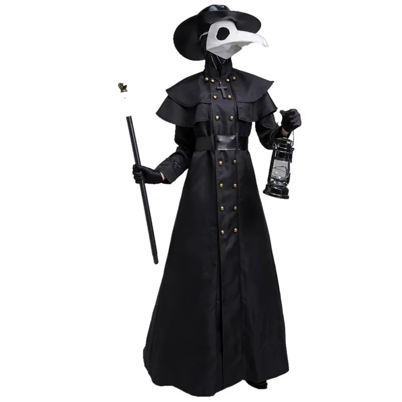 Plague Doctor Costume – Medieval Hooded Robe & Horror Cosplay