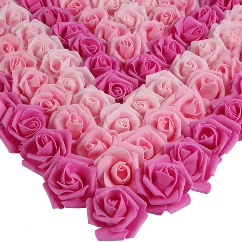 Artificial Rose Flowers – Foam Fake Roses for Home & Wedding Decor