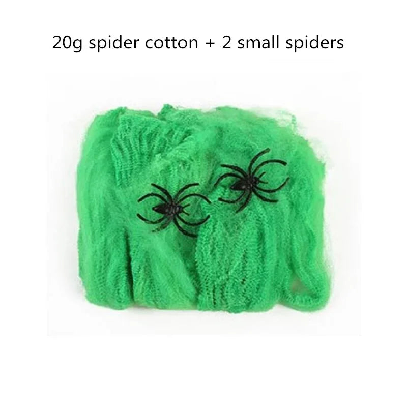 Giant Halloween Spider – Scary Spider Web Outdoor Decor