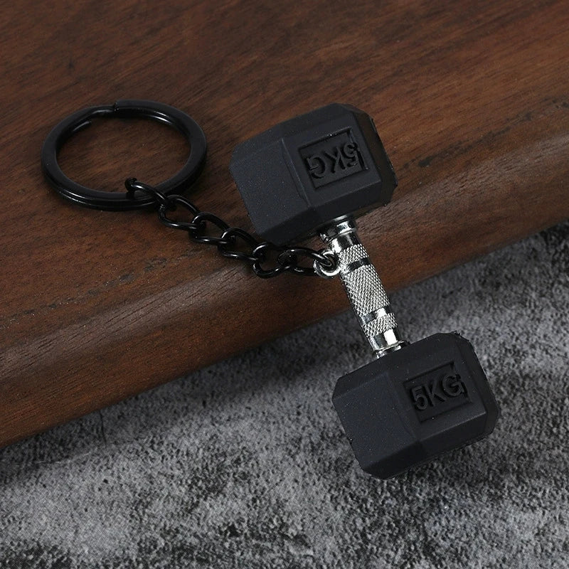 Dumbbell Keychain, Fitness Water Bottle Clip for Gym Bags