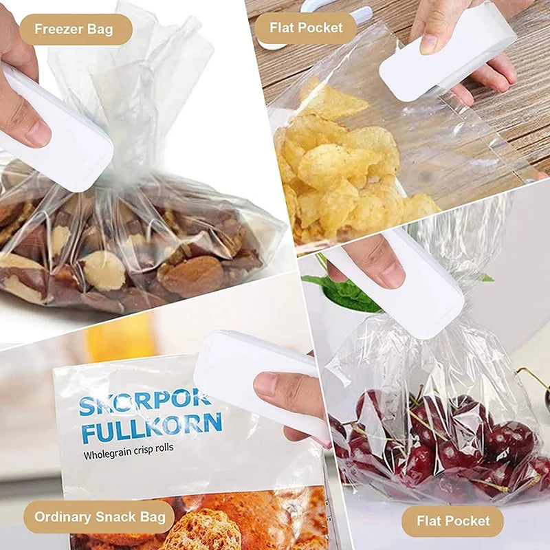 Mini Heat Bag Sealer – Handheld Plastic & Food Bag Sealing Machine