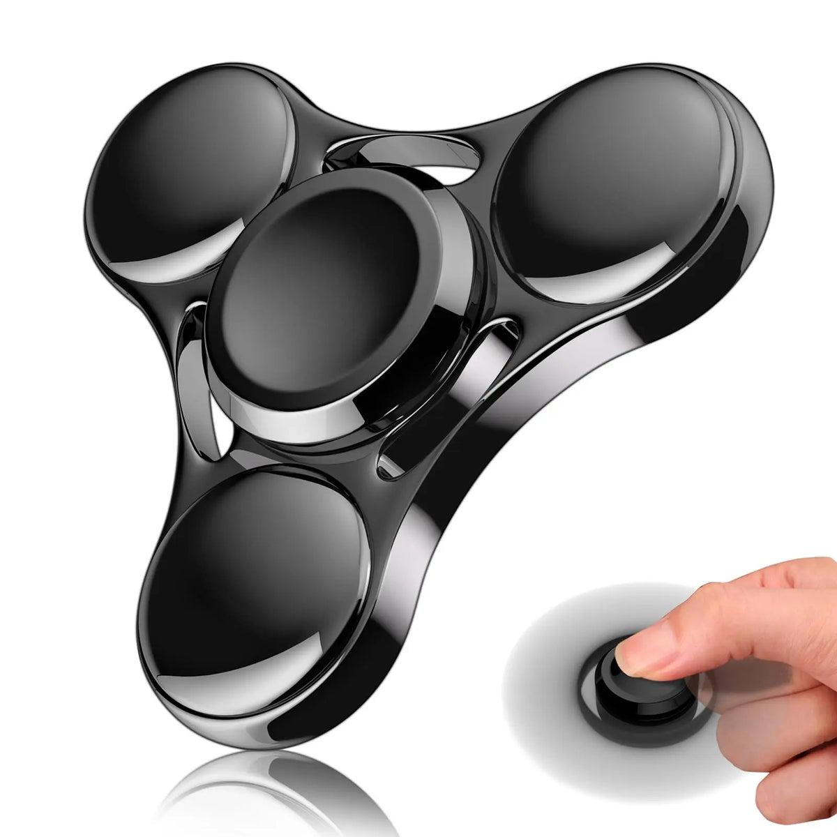 Metal Fidget Spinner Rainbow UFO Handheld Desk Toy
