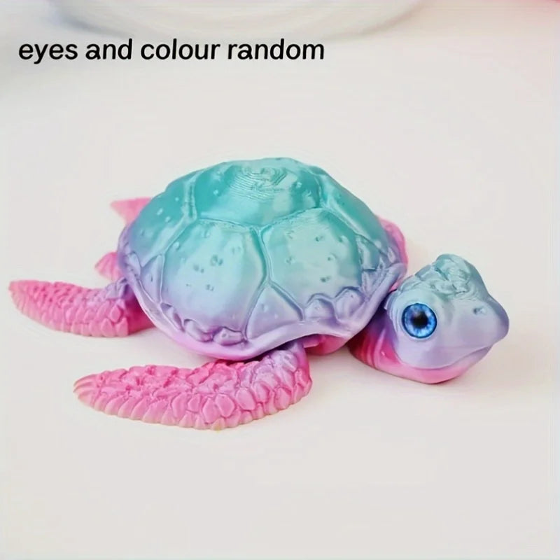 3D Printed Turtle Ornament – Turtle Figurine Home Decor
