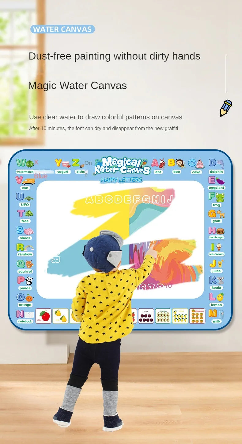 Water Drawing Mat – Reusable Magic Doodle Mat for Kids
