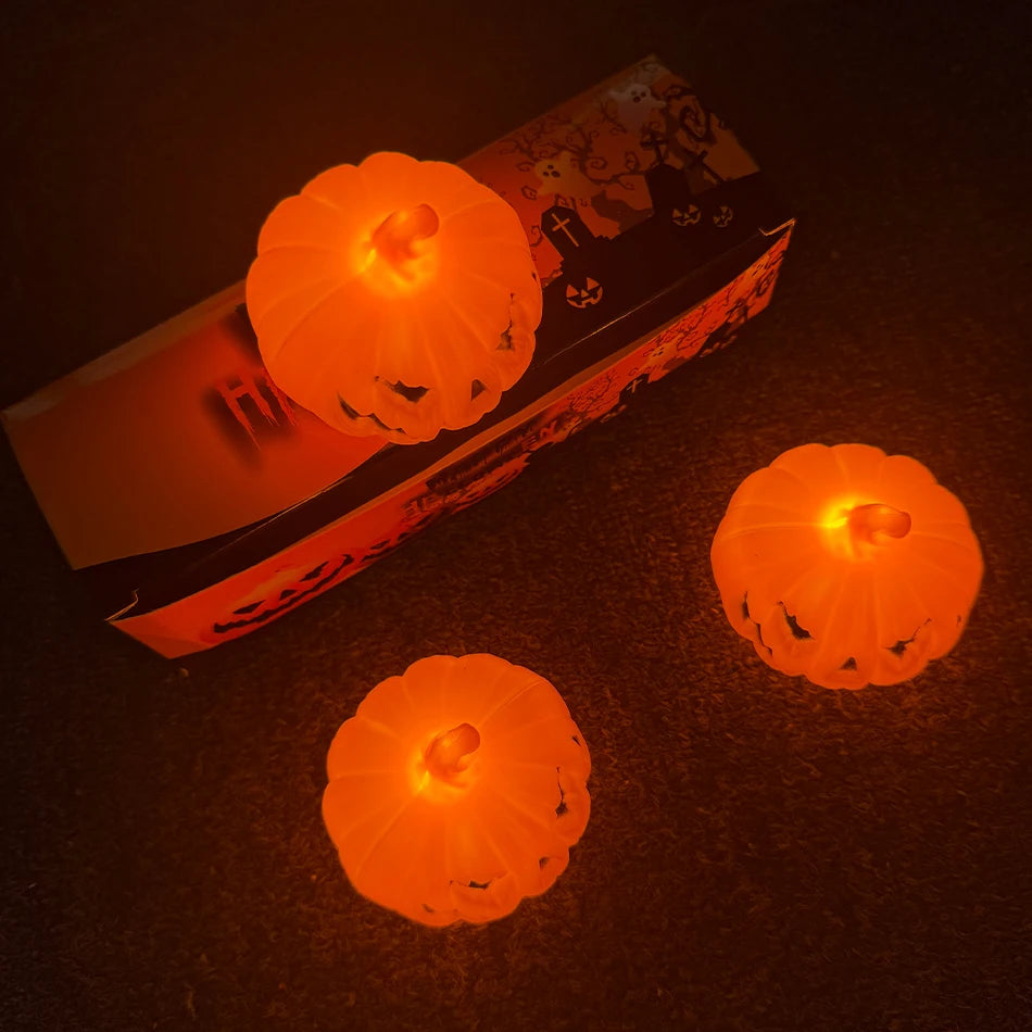 Halloween Pumpkin Lantern Skull Face Light for Party & Home Decor