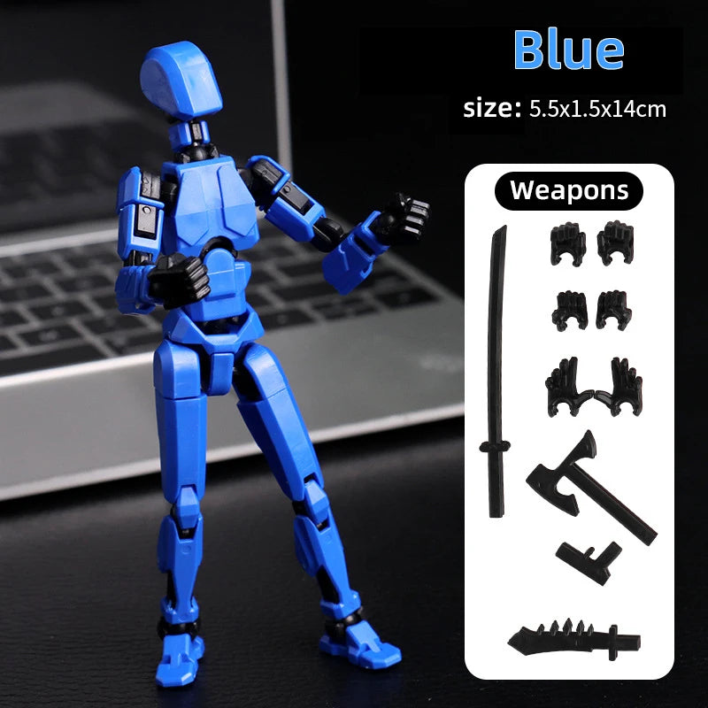 Movable Robot Figure – Multi-Jointed 3D Printed Model