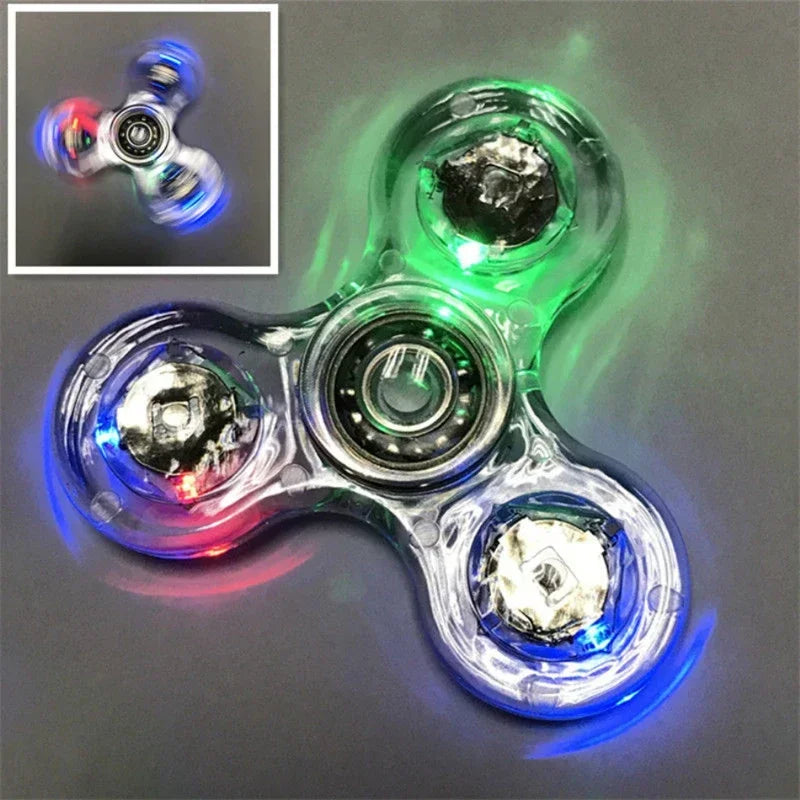 LED Fidget Spinner – Mini Glow in the Dark Hand Spinner