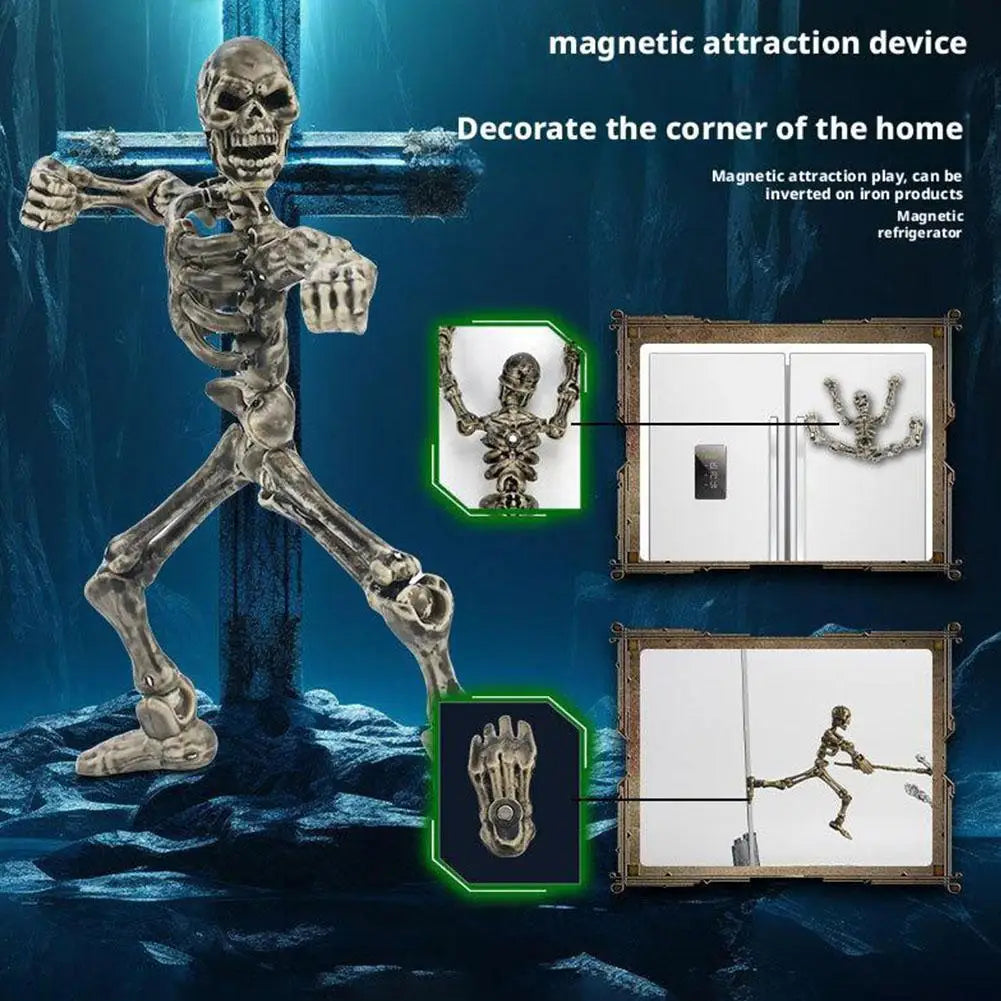 Magnetic Skeleton Toy – Posable Halloween Assembly Figure