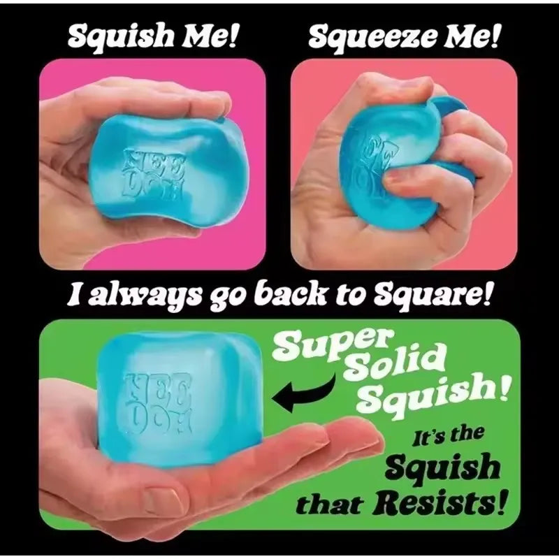 Sensory Cube – Squeeze Fidget Toy for Stress Relief
