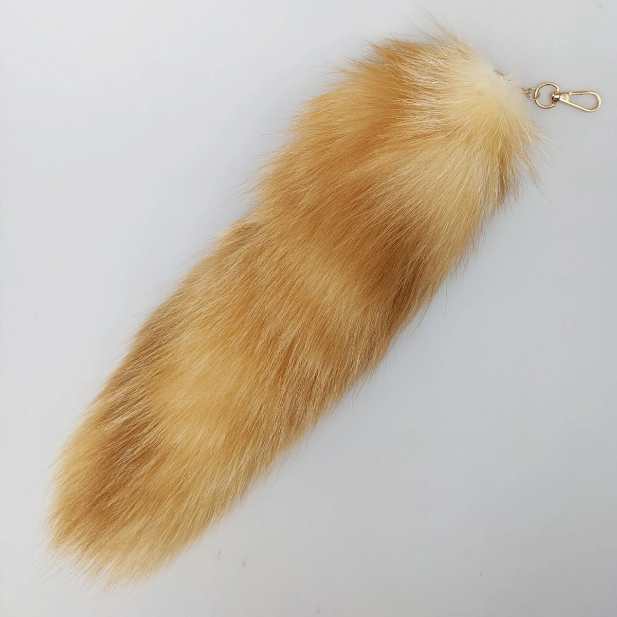 Fox Tail Keychain for Women Furry Y2K Car Accessory