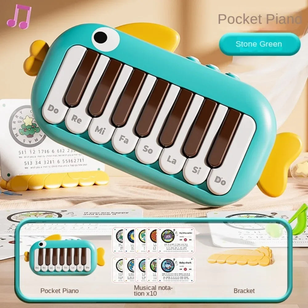 Baby Piano Toy Montessori Musical Keyboard Learning Activity