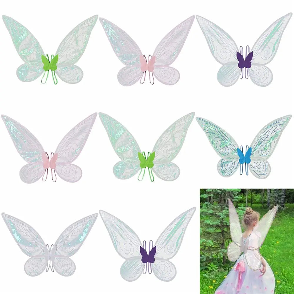 Fairy Wings Costume Butterfly Princess Dress Up for Girls & Women