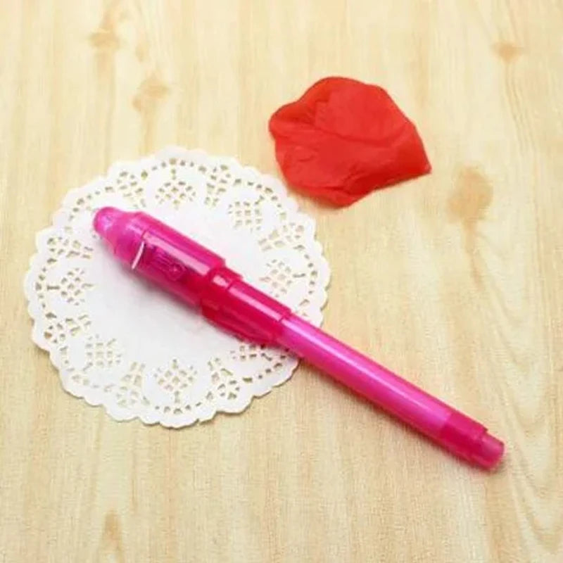 Invisible Ink Pen with UV Light, Secret Message Marker
