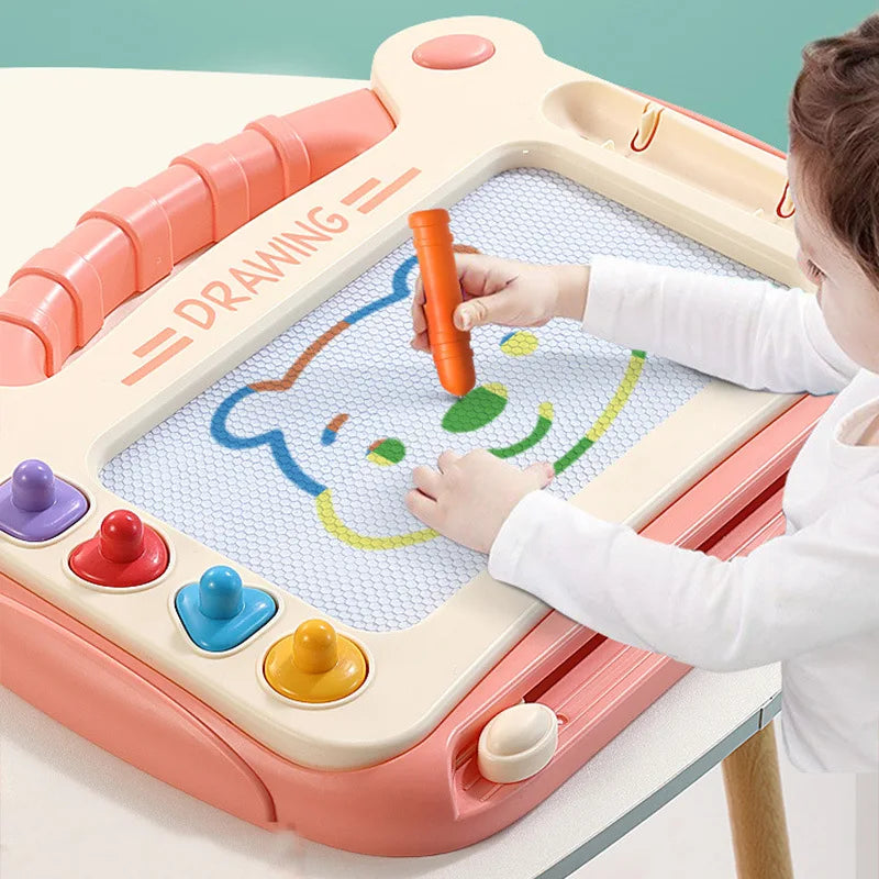 Magnetic Drawing Board for Kids – Reusable Writing & Doodle Toy