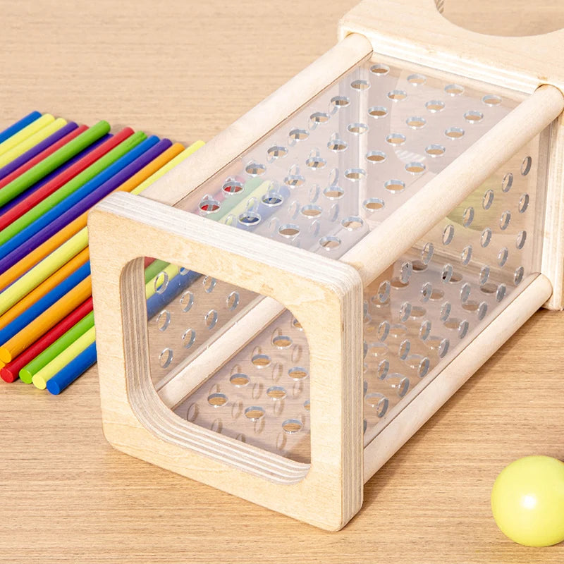 Stick Picking Game Wooden Montessori Parent Child Board Game