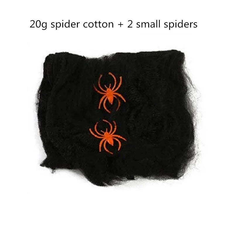 Giant Halloween Spider – Scary Spider Web Outdoor Decor