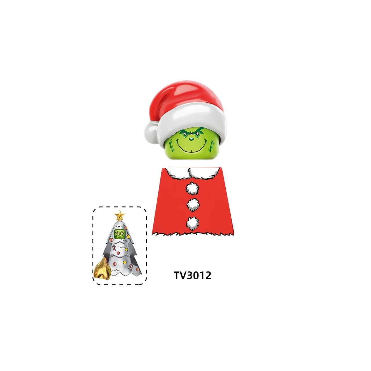 Christmas Building Blocks Santa Mini Figures DIY Building Set