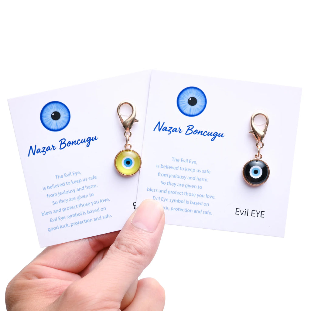 Evil Eye Keychain, Blue Eye Bag Charm Decorative Key Ring