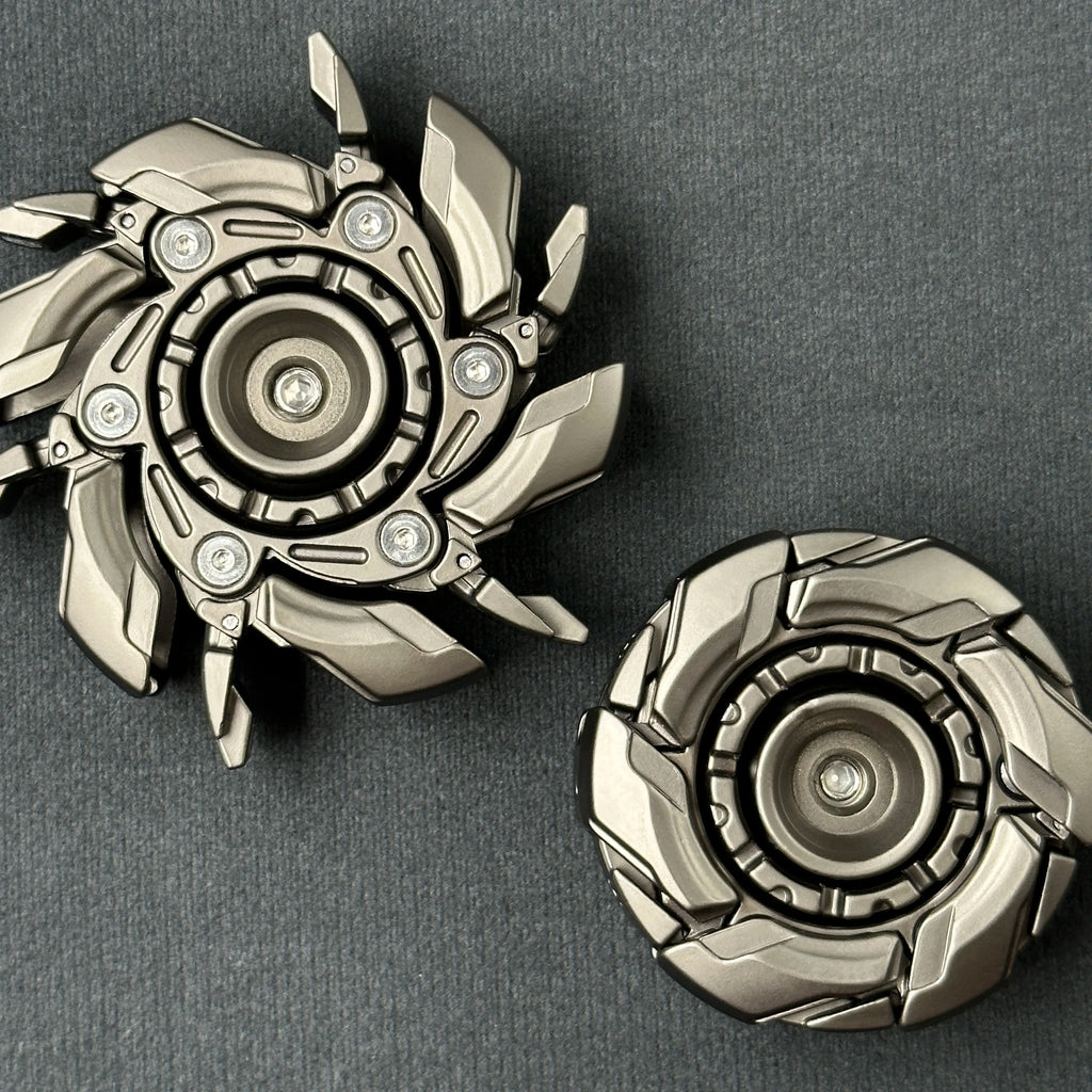 Metal Fidget Slider, EDC Spinning Top Stress Relief Toy for Adults
