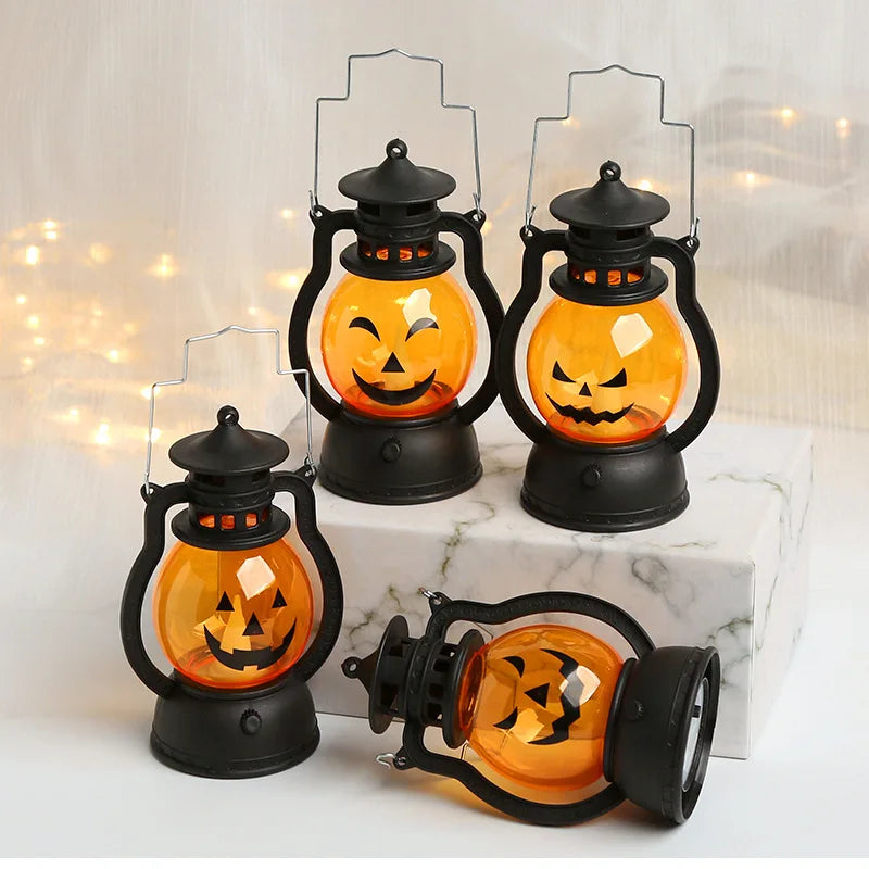 Halloween Hanging Lantern LED Pumpkin Light for Party Decor