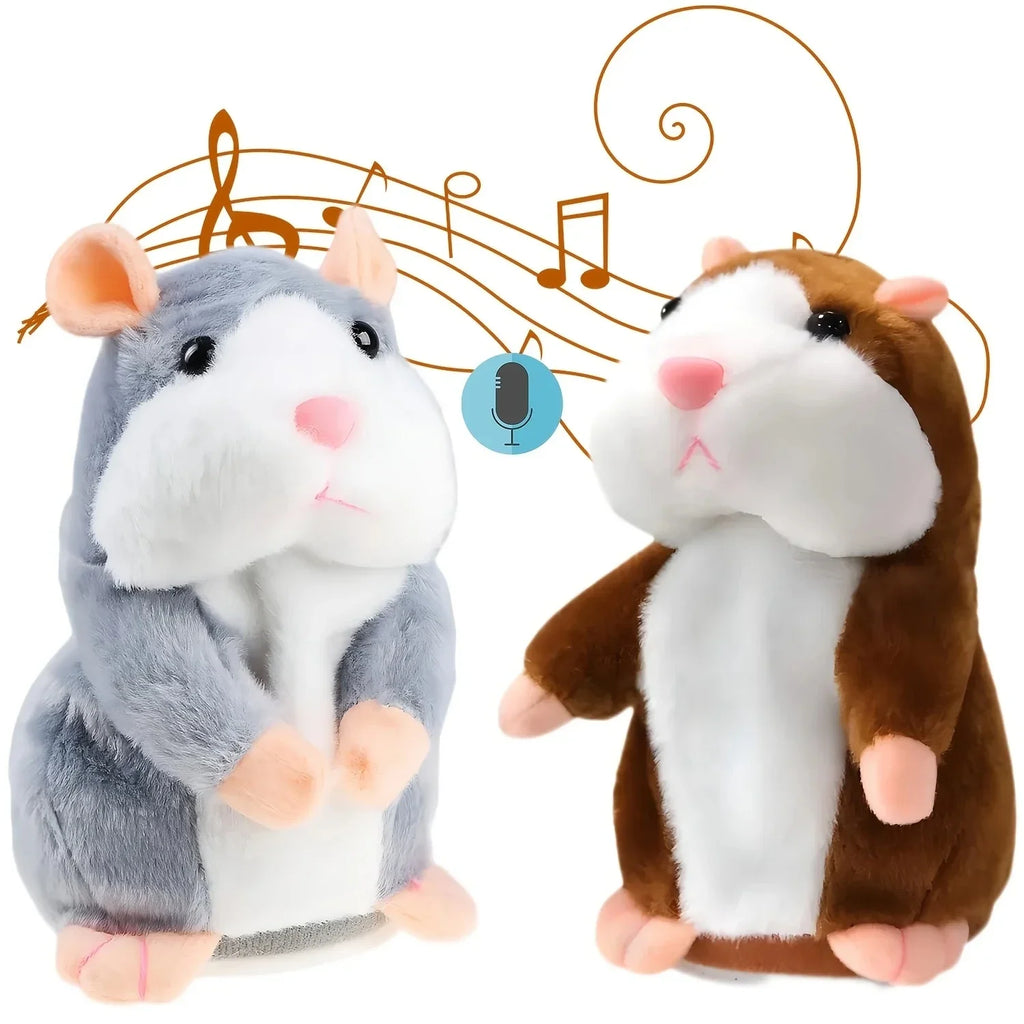 Talking Hamster Plush Toy – Interactive Sound Animal Toy for Kids