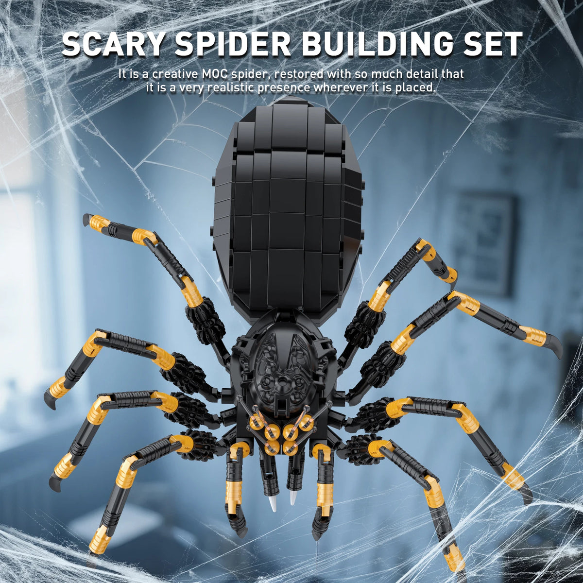 Spider Building Blocks Set – Micro Model Assembly Kit