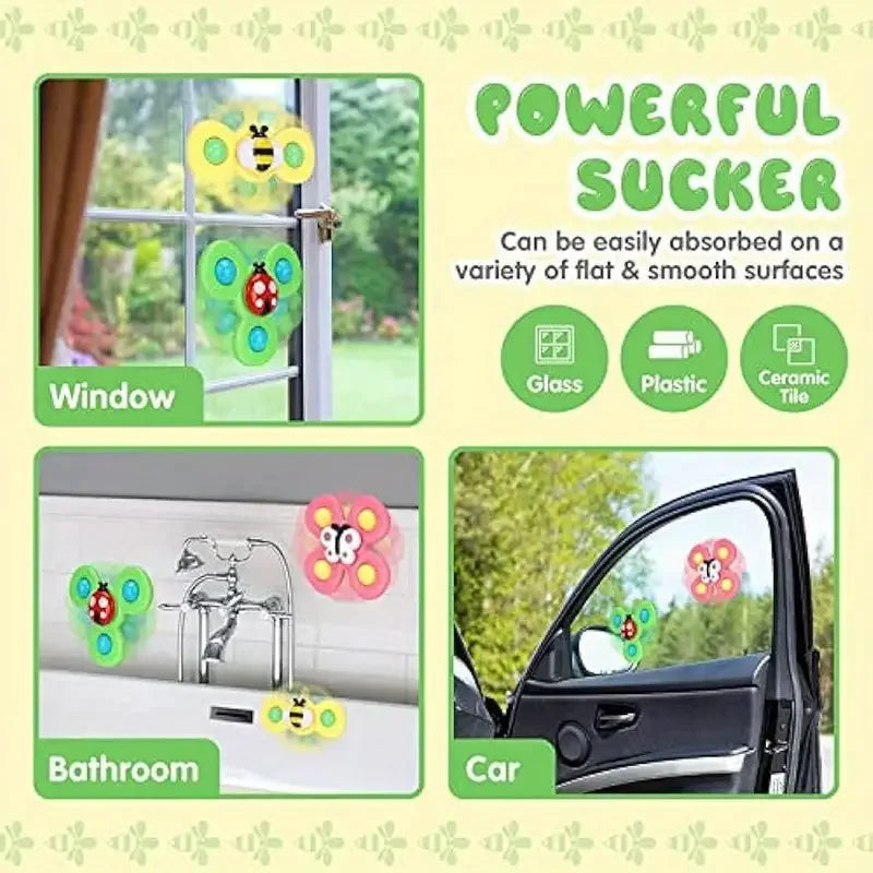 Suction Cup Spinner Toy – Interactive Baby Spinning Activity