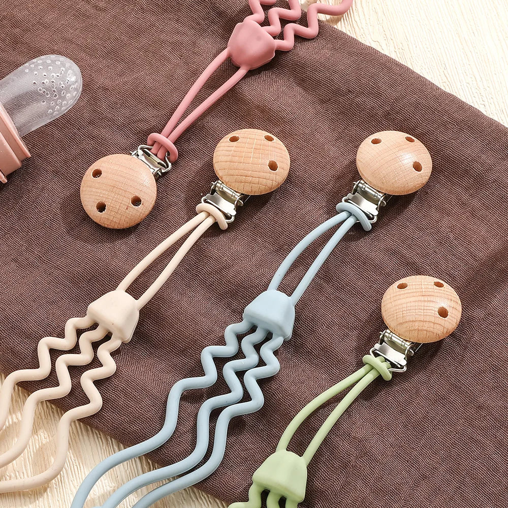 Silicone Pacifier Clip – Jellyfish Baby Teething Accessory