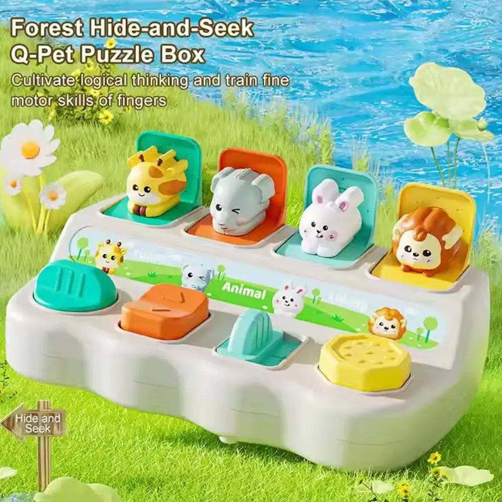 Montessori Activity Toy – Interactive Switch & Learning Busy Board