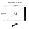 LED Drawing Board, Light Up Tracing Pad for Kids
