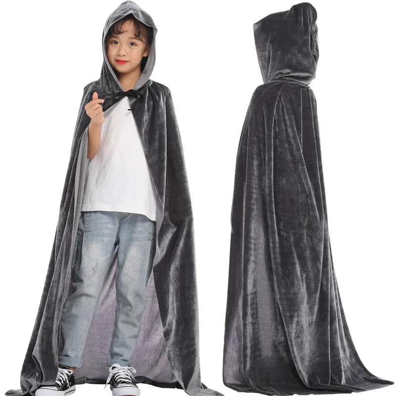 Witch Cloak Costume – Hooded Halloween Cape for Cosplay