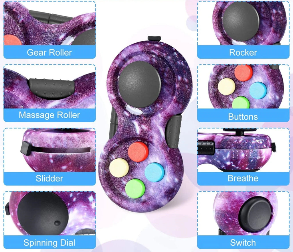 Fidget Pad, Retro Handheld Fidget Controller Toy