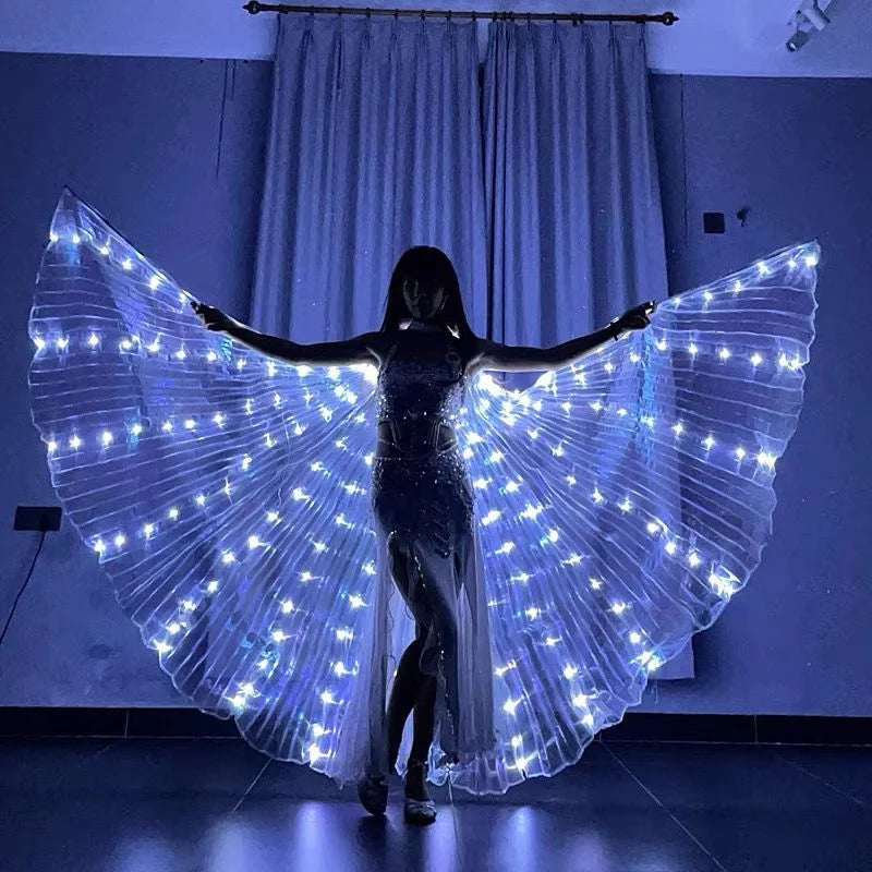 LED Butterfly Wings Glowing