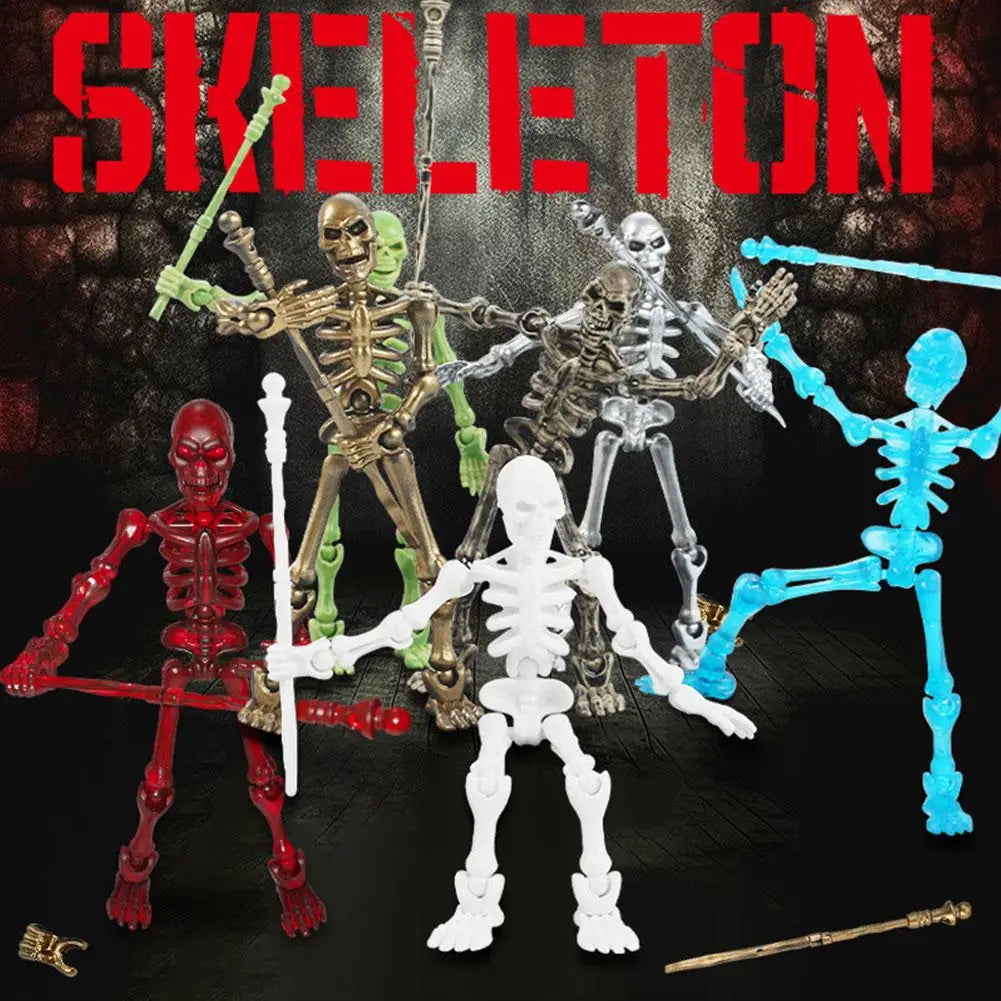 Magnetic Skeleton Toy – Posable Halloween Assembly Figure
