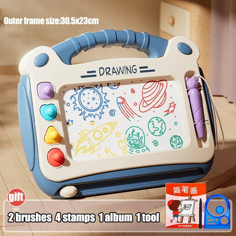 Magnetic Drawing Board for Kids – Reusable Writing & Doodle Toy