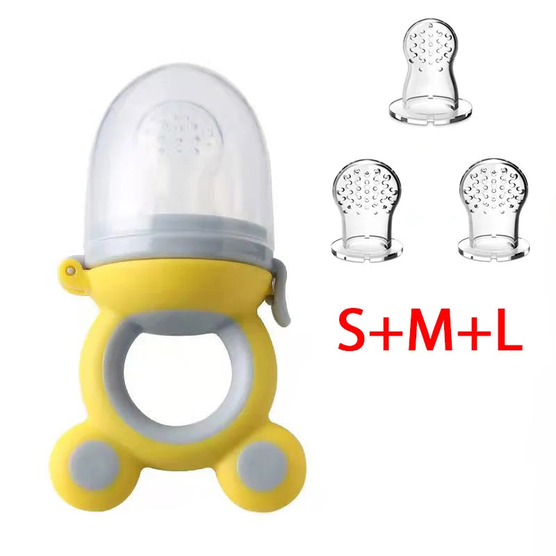 Baby Fruit Feeder – Silicone Food Nibbler & Teether