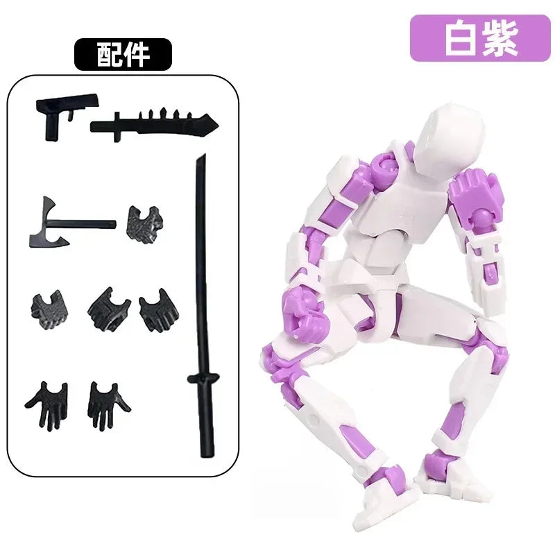 Movable Robot Action Figure – Multi-Jointed 14CM Model